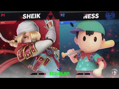 EchoLAN #27 Ultimate Singles - KFC (Lucina, Sheik) vs SBOmega (Ness)