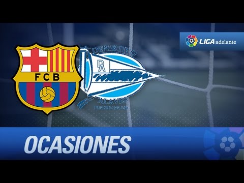 Todas las ocasiones de FC Barcelona B (0-0) Deportivo Alavés