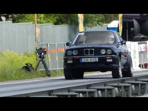 700+HP BMW E30 3.0T M20 stroker DCT 1/8 mile