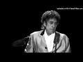 Bob Dylan live, One Too Many Mornings, Rome 1998