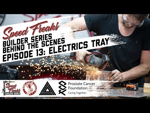 How to Make & Fabricate a Motorcycle Battery & Electronics Tray 'Speed Freaks' Builder Series Ep 13