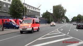 preview picture of video 'BF Münster (Großalarm Rettungsdienst) mit Reserve DLK'