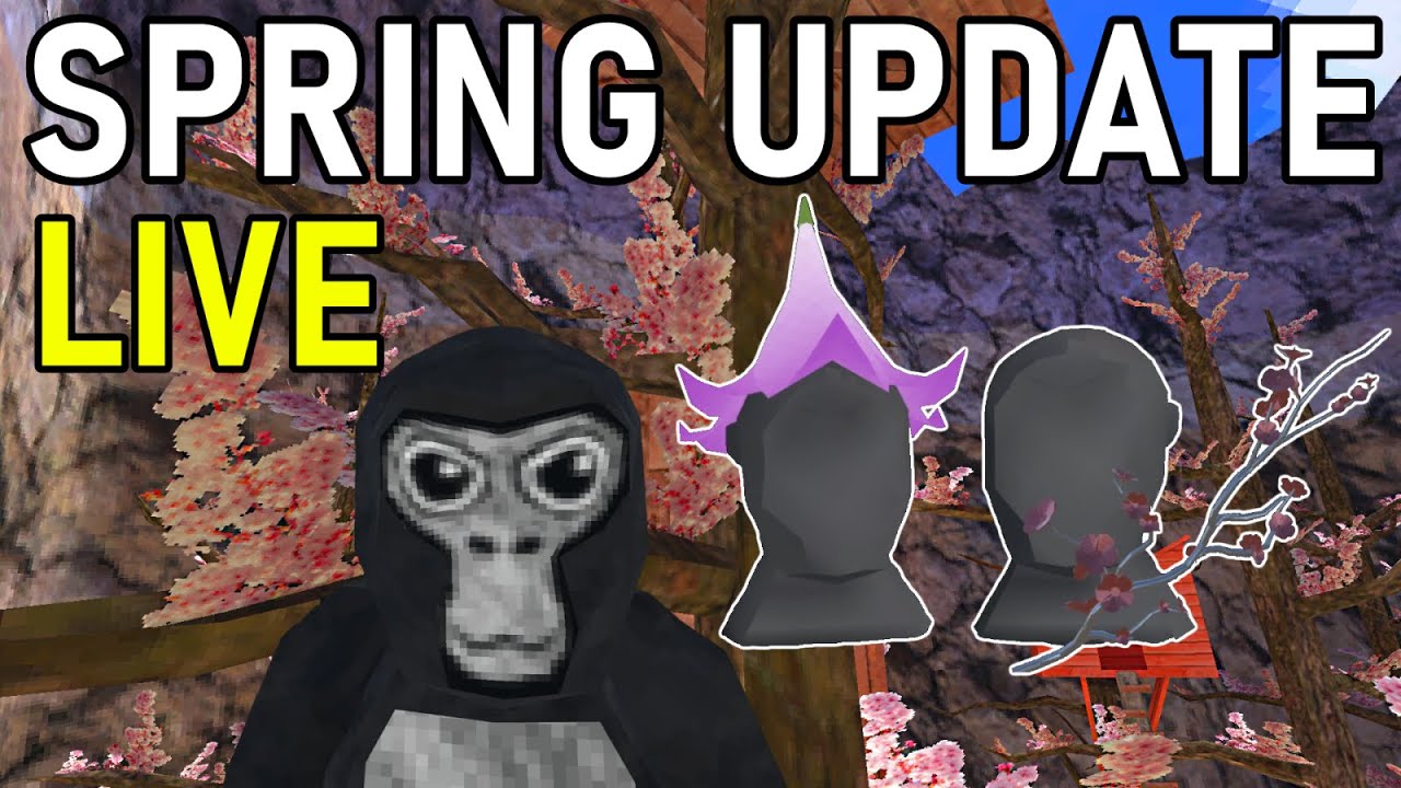 Gorilla Tag Spring Update LIVE!