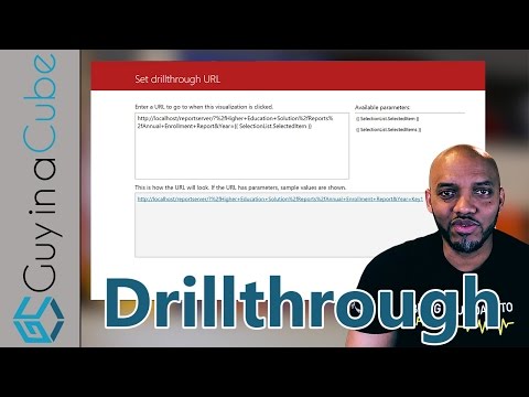 Drill from a mobile report to a paginated report in SSRS (SQL Server)