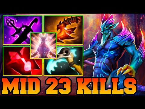 Leshrac Dota 2 Mid Carry With 23 Kills Pro Gameplay Build Guide 7.33 лешрак дота 2
