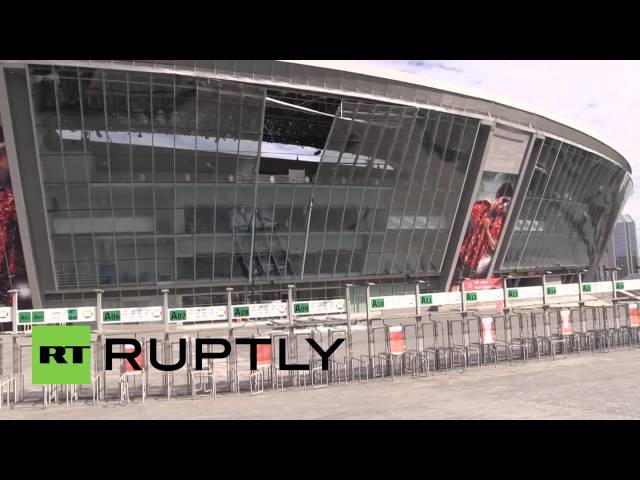 Ukraine: See Donbass Arena damage, flagship stadium shelled