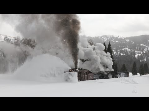 Steam Powered Rotary Snow Plow!