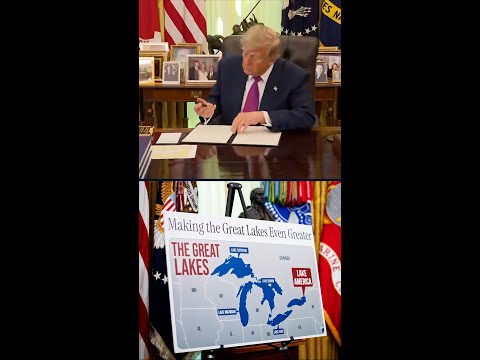 Can President Trump rename Lake Ontario to 'Lake America'?