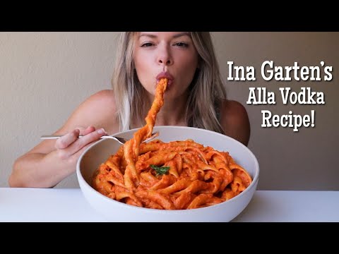 Giant Fusilli alla Vodka MUKBANG | Ina Garten's Recipe!