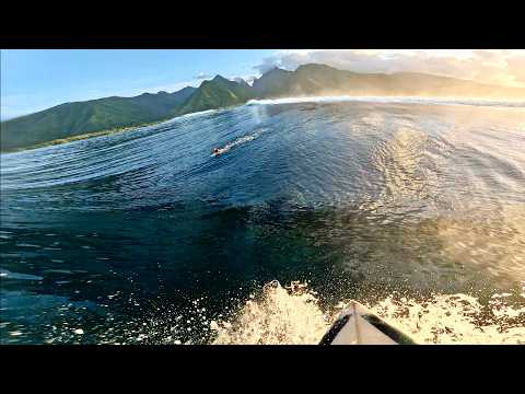 Raw POV Two-Wave Hold Down at XL Teahupo'o