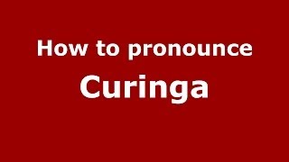 How to pronounce Curinga