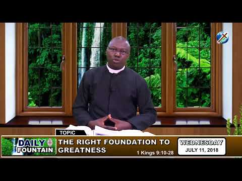 DAILY FOUNTAIN OF JULY 11, 2018 - VEN. OLATUNDE ABIODUN