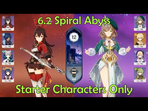 Starter Characters Only: 6.2 Spiral Abyss - Genshin Impact