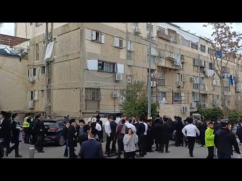 Video Thumbnail: Scene outside Jerusalem nursery as two babies dead after evacuation | AFP