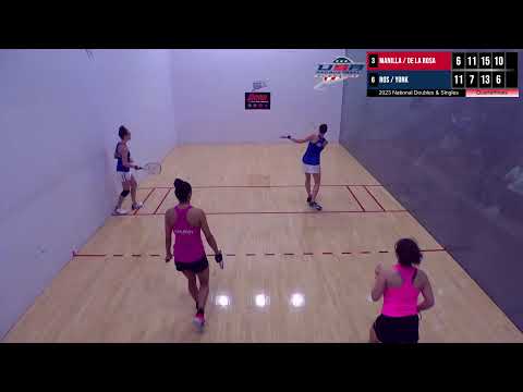 2023 National Singles & Doubles - Doubles - Manilla/De La Rosa vs Ros/York