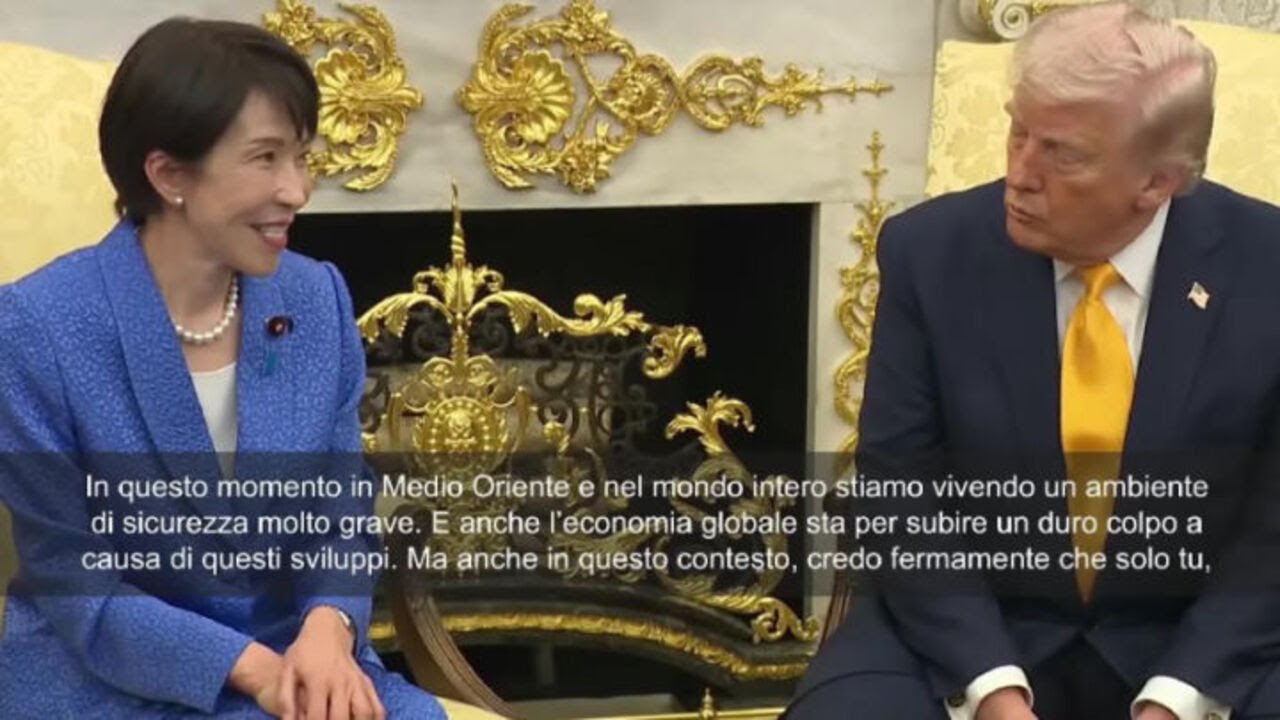La premier giapponese Takaichi a Trump: Solo tu Donald puoi portare la pace nel mondo