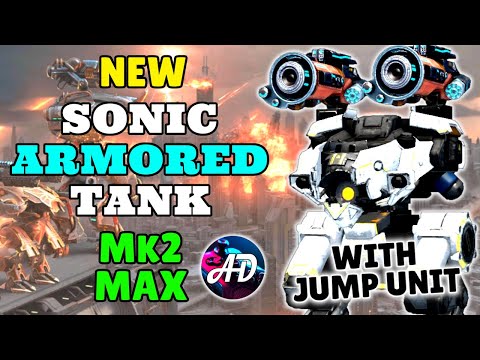 New MAX SONIC ARMORED Tank! BULWARK With DEVASTATOR | War Robots MK2 Gameplay WR