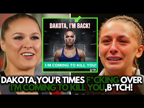 Ronda Rousey Sends BRUTAL Final Warning to Dakota Ditcheva — “I’M COMING FOR YOUR CROWN!”