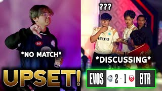 Another Upset! Top 9 beat Top seed! BTR couldn't handle EVOS' Cheese Pick | Emann 1v5 Outplay