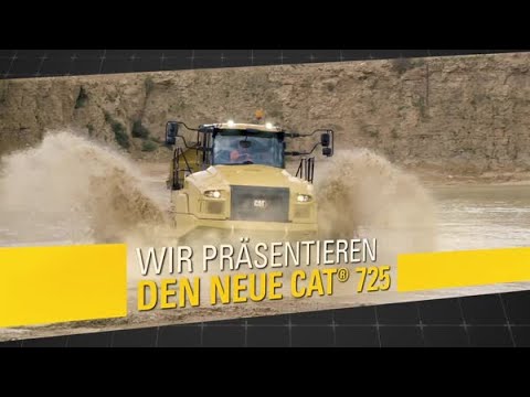 Knickgelenkter Muldenkipper Cat® 725 | Einführungsvideo
