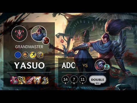 Yasuo ADC vs Tristana - EUW Grandmaster Patch 11.10
