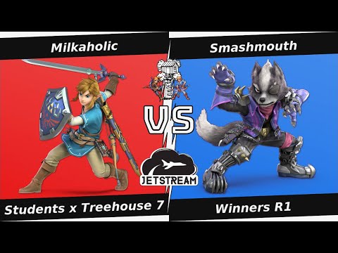 Students x Treehouse 7 Winners R1 - Milkaholic (Link) Vs. Smashmouth (Wolf) Smash Ultimate - SSBU