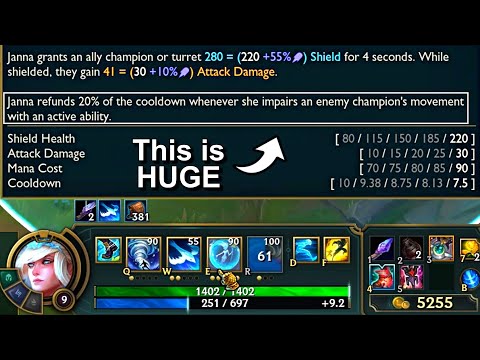 New Janna Changes on PBE - finally!