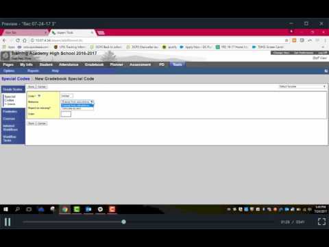 Dcps Aspen Grade Book Special Codes