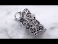 video - Contemporary Infinity Engagement Ring