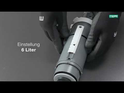 MEPA A31/B31 - Einstellung Spülmenge