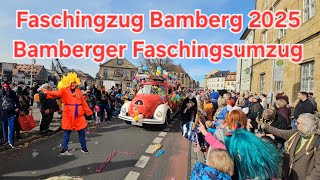 Faschingszug Bamberg 2025 Bamberger Faschingsumzug unterwegs mit Justus König J.