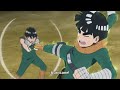 Rock Lee challenged Metal Lee, an epic battle between father and son.
