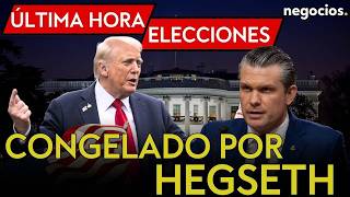 ÚLTIMA HORA ELECCIONES EEUU: Hegseth congela a Trump y las midterms...