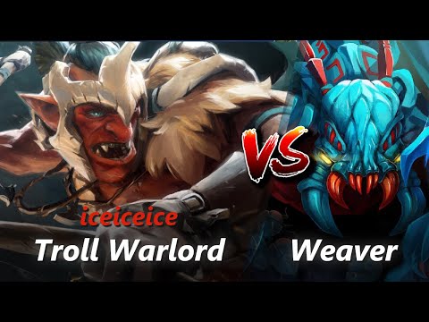How to Troll Warlord offlane vs Weaver/Disruptor (feat. iceiceice) | First 10 minutes