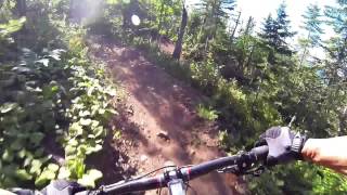 preview picture of video 'Copper Harbor The Flow Mountain Bike Trail, August, 2013'