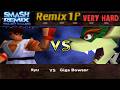 Smash Remix Project Galleon Remix 1P Mode With Ryu VERY HARD
