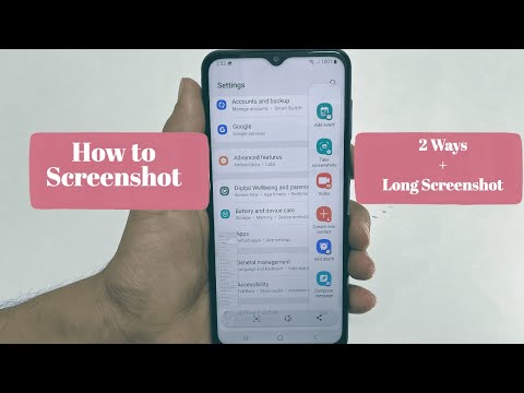 Samsung Galaxy A13 5G: How to take screenshot - 2 Ways Plus Long Screenshot