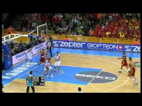 Juan Carlos Navarro 35 points Espana vs Fyrom Macedonia full highlights (Eurobasket 2011 Semi-Final)