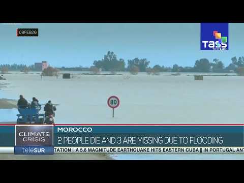 Morocco: 2 people die and 3 are missing due to flooding