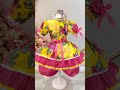 Fantasia Infantil Junino Amarelo Com Estampa Colorida Festa