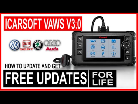 How To Update iCarsoft VAWS V3.0 for FREE & Get FREE LIFETIME UPDATES
