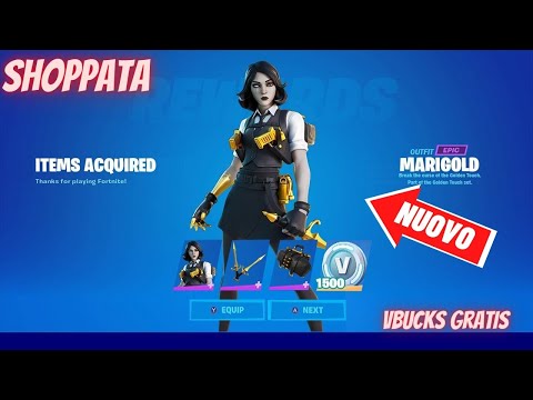 MIDA FEMMINA E' NEL NEGOZIO OGGETTI !! MARIGOLD E' ARRIVATA!!! Season 5 - Fortnite ita | Crixgame 99