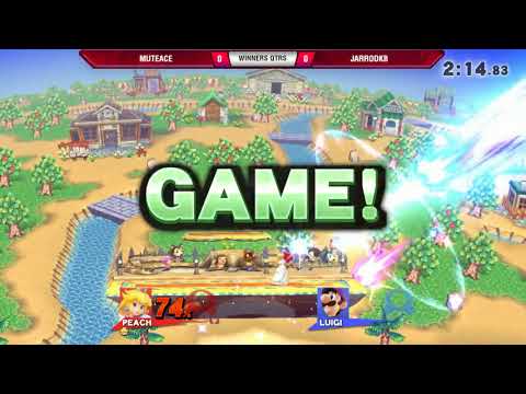 VSGC Lock In - Winners Qtrs -  MuteAce (Peach) vs JarrodKB (Luigi) - Smash 4