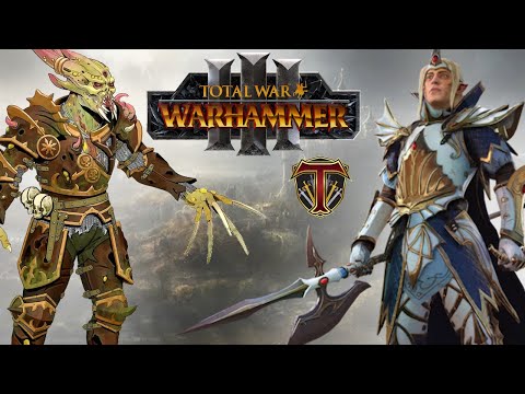 Nurgle Heroes & A FAT DRAGON! Nurgle vs High Elves - Total War Warhammer 3
