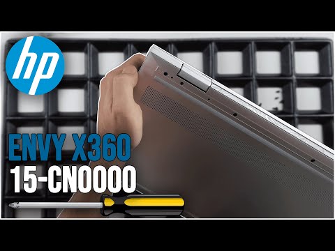 HP Envy x360 15-cn0000 von Innen - RAM, SSD, Akku, Lüfter wechseln