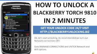 how to unlock a blackberry torch 9810 using a mep mep2 unlock code
