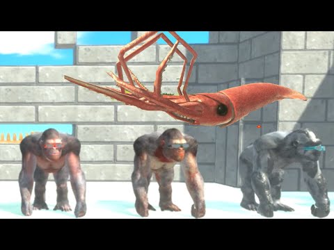 INFERNALS + C DINOS AGAINST PRIMATES + AQUATICS IN THE GORO BROTHERS AND COLOSSAL SQUID CASTLE=ARBS