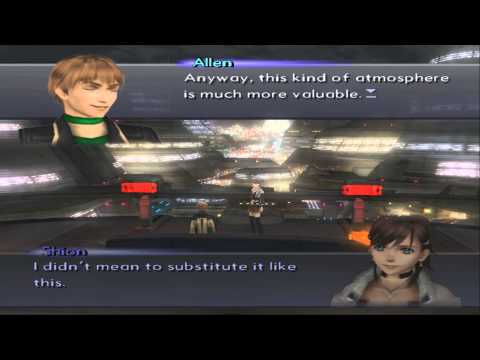Xenosaga III HD Cutscene 065 - Night in the Park (Fifth Jerusalem Park) - JAPANESE - REGULAR MODE