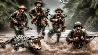 Soldados Japoneses DEVORADOS por Cocodrilos! 🐊