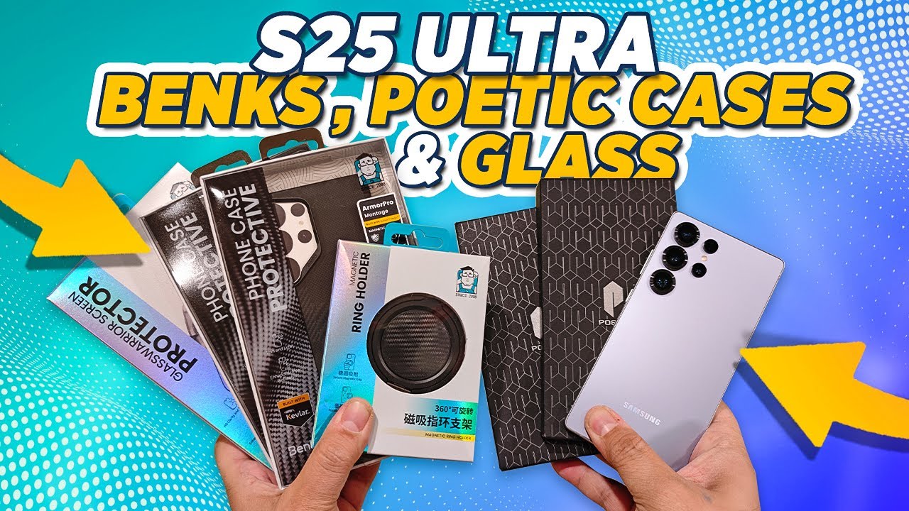 Samsung Galaxy S25 Ultra Best Glass Protector & Cases From Benks & Poectic